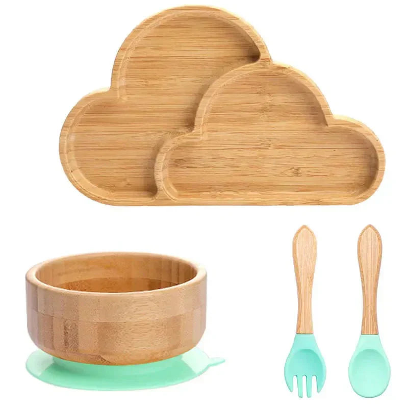 Lisslune | Children's Tableware Set with Suction Cup - EcoFeast