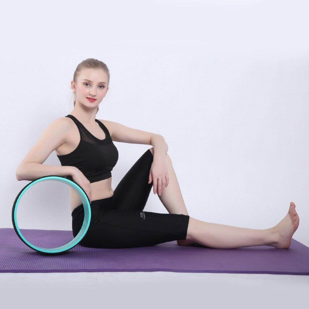Lisslune | Yoga Wheel – Ultimate Support for Flexibility, Strength & Back Pain Relief