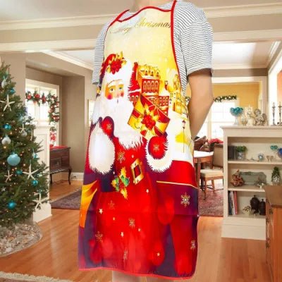 Lisslune | Christmas Cute Cooking Apron - Set of 6 - Home Kitchen Cooking Baking Oil-proof Apron