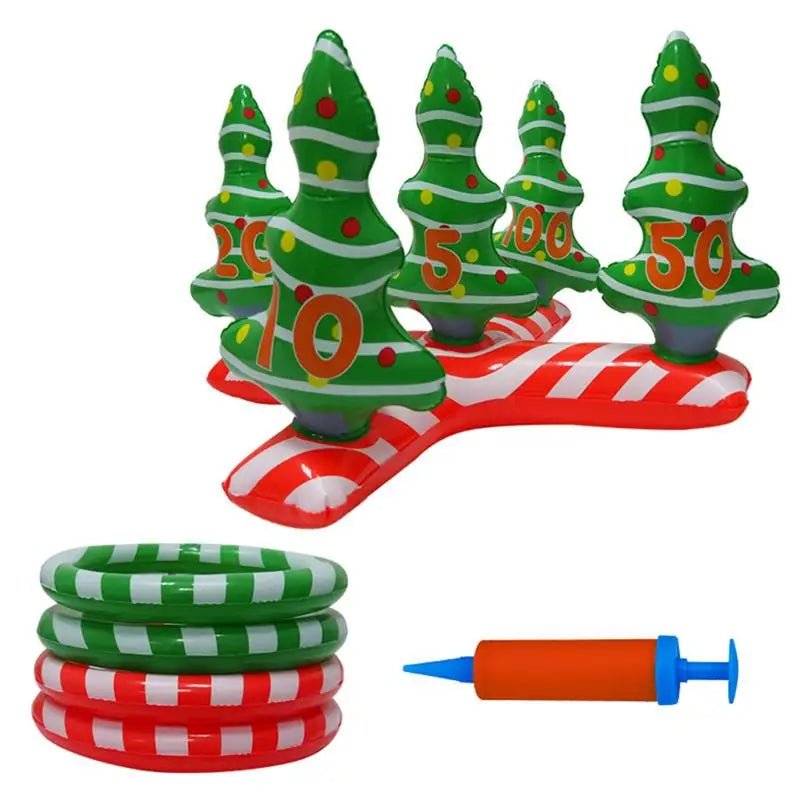 Lisslune | Christmas Inflatable Sleeve Ring Toy– Fun & Creative Toss Christmas Party Toy for Kids and Group Gatherings