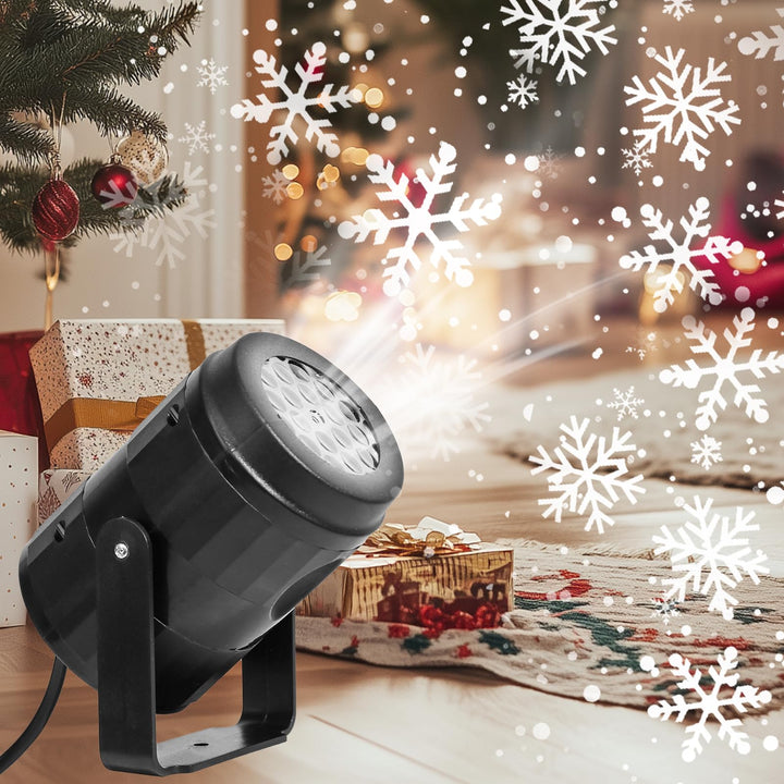Lisslune | Christmas LED Snow Light Projectors – Rotating Christmas Lights for Magical Party & Garden Decor