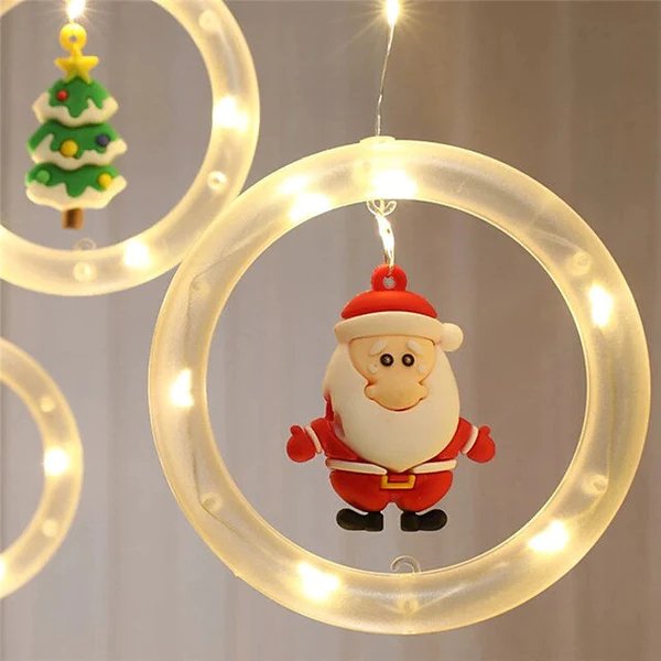 Lisslune | Christmas Lights LED Holiday Light - LED Light Fairy Curtain String Lights
