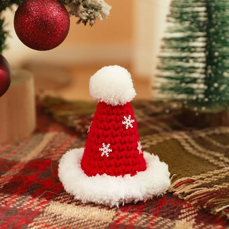 Lisslune | Christmas Pet Scarf & Hat – Adorable Red Scarf for Kittens & Puppies, Perfect Holiday Gift & Festive Accessory
