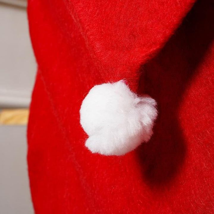 Lisslune | Christmas Santa Hat Chair Covers - Festive Chair Elegance - 4 piece set