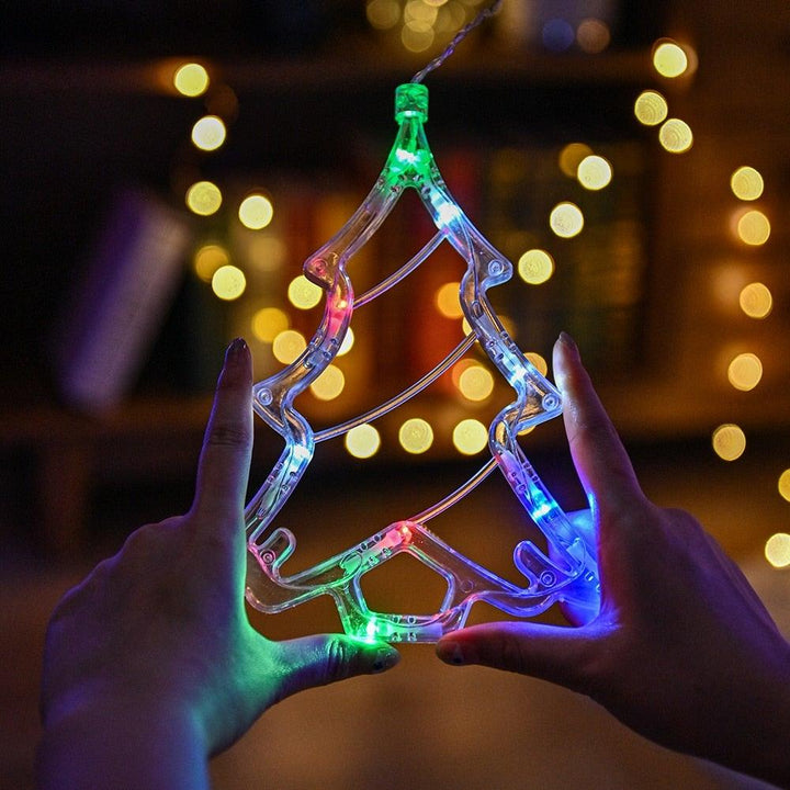 Lisslune | Christmas String Lights - LED Star Curtain  Fairy String Lights Christmas Decoration