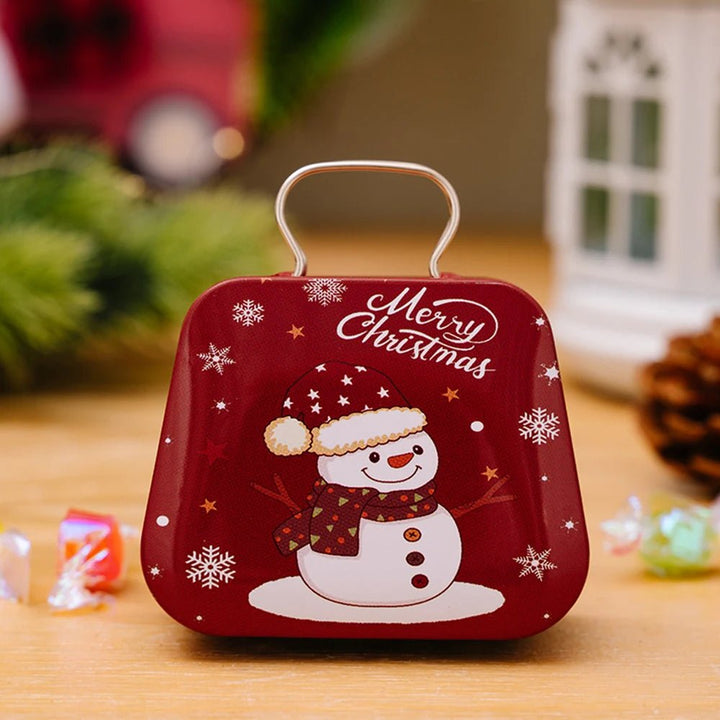 Lisslune | Christmas Tin Gift Box Set   – Charming Metal Storage Boxes with Lids for Holiday Treats
