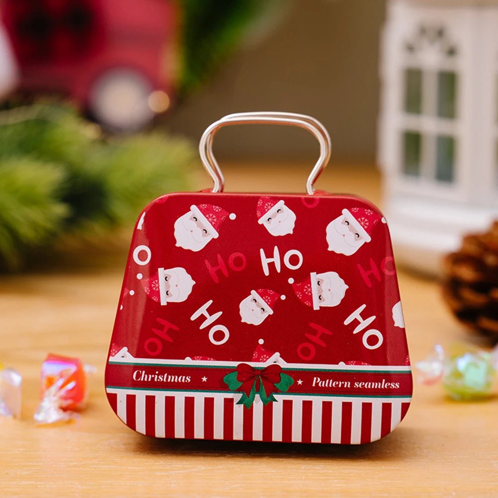 Lisslune | Christmas Tin Gift Box Set   – Charming Metal Storage Boxes with Lids for Holiday Treats