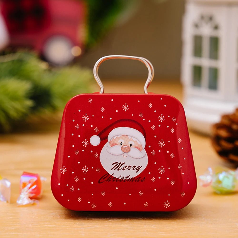 Lisslune | Christmas Tin Gift Box Set   – Charming Metal Storage Boxes with Lids for Holiday Treats