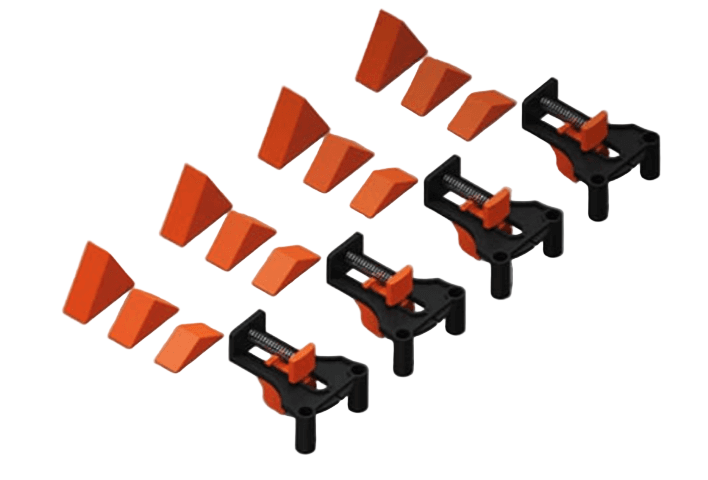 Lisslune | CORNERMATE – Adjustable 4-Way Corner Clamp Set for Perfect 60°, 90°, and 120° Angles