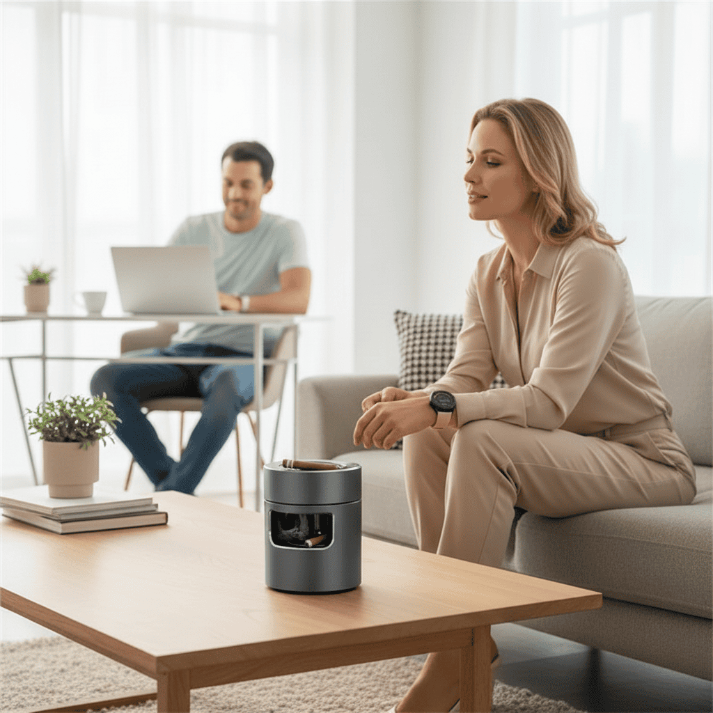 Lisslune | CLARASH – Smart USB Smokeless Ashtray with Advanced Air Filter