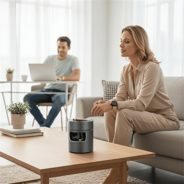 Lisslune | CLARASH – Smart USB Smokeless Ashtray with Advanced Air Filter