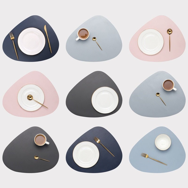 Lisslune | Claro – Elegant Heat Resistant Placemat and Coaster Set in Multiple Colors
