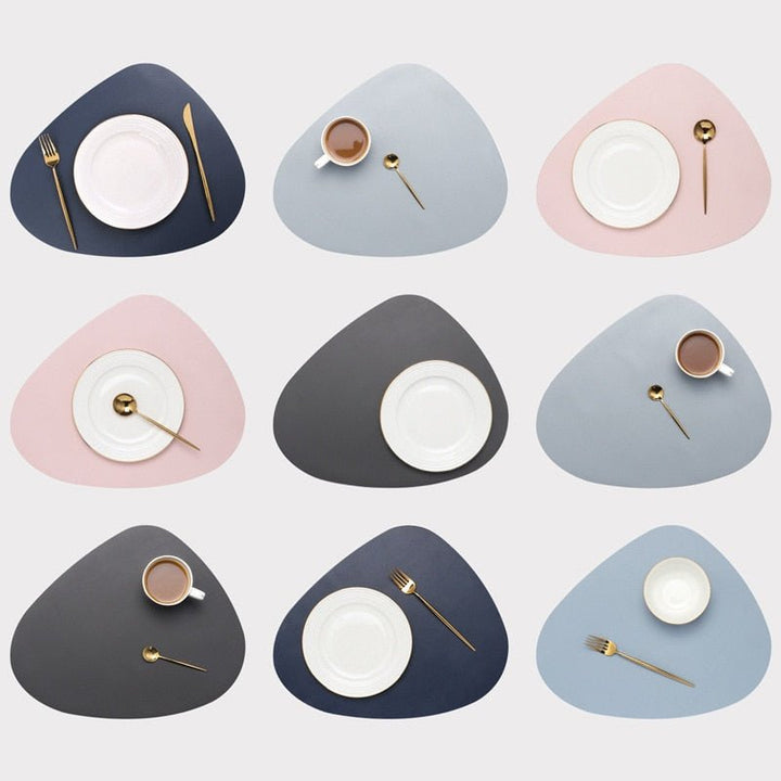 Lisslune | Claro – Elegant Heat Resistant Placemat and Coaster Set in Multiple Colors