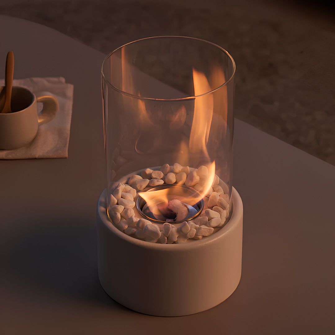 Lisslune | Classic Oil Lamp with Open Flame - Lumora