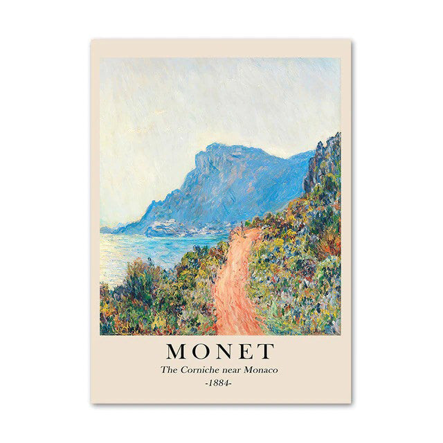 Rynx | Monet Landscape Art Canvas Poster