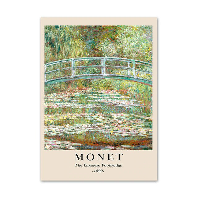 Rynx | Monet Landscape Art Canvas Poster