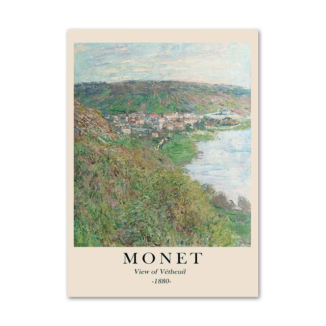 Rynx | Monet Landscape Art Canvas Poster