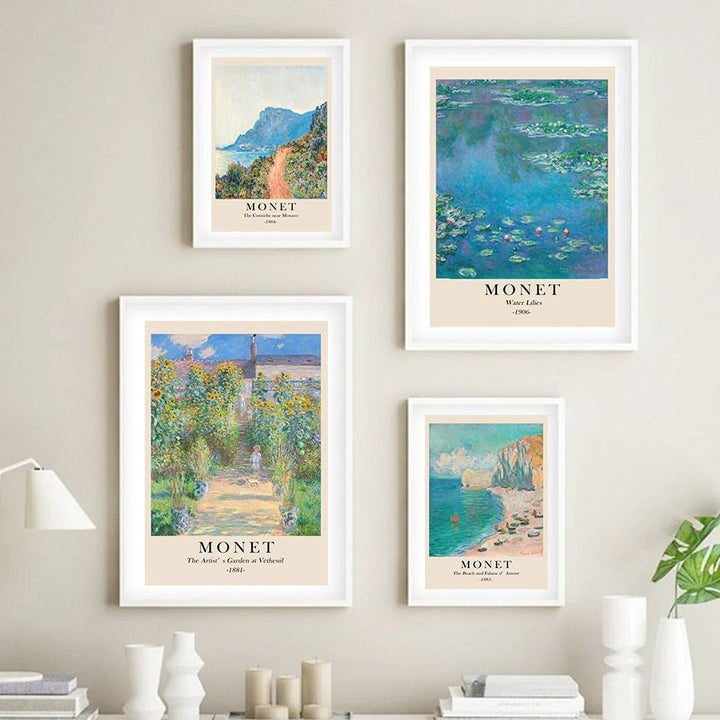 Rynx | Monet Landscape Art Canvas Poster