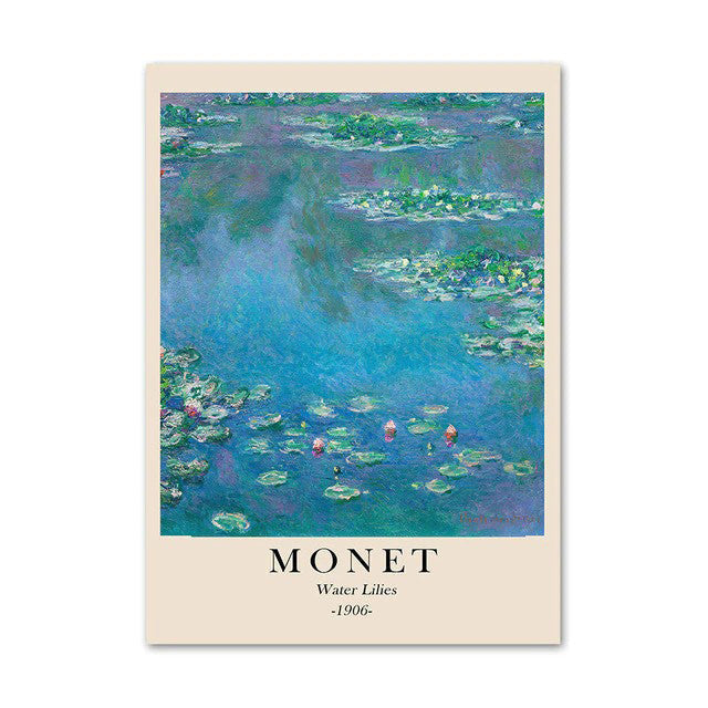 Rynx | Monet Landscape Art Canvas Poster