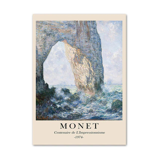 Rynx | Monet Landscape Art Canvas Poster