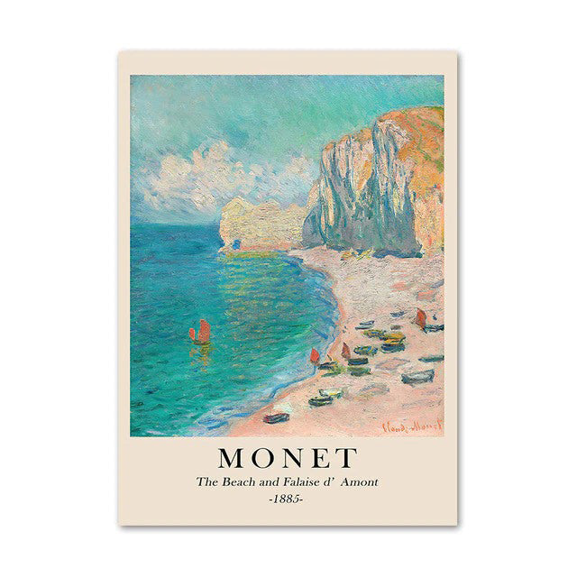 Rynx | Monet Landscape Art Canvas Poster