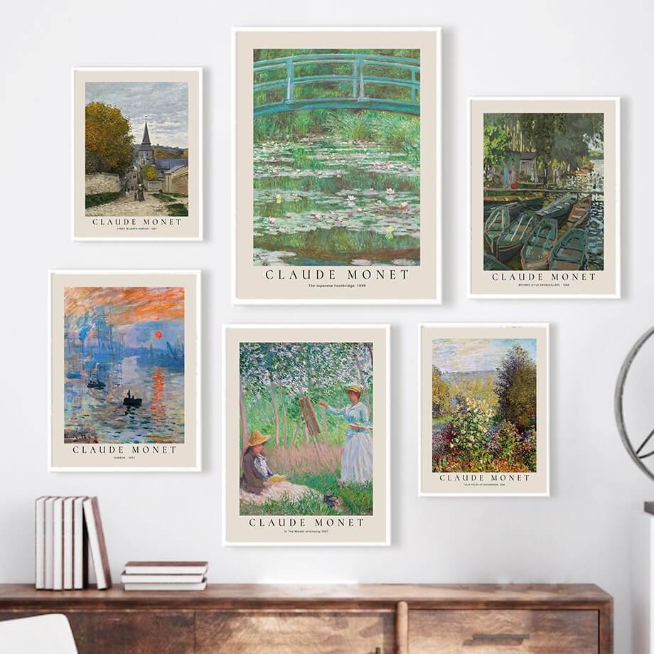 Rynx | Monet Impressionist Art Canvas Poster
