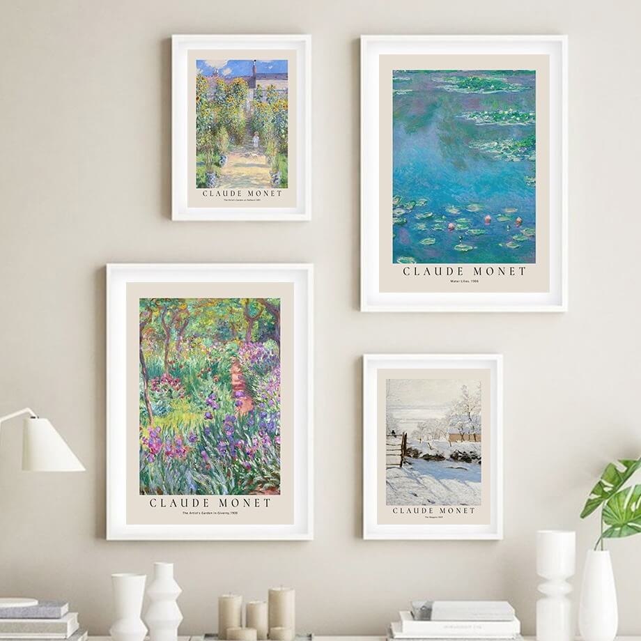 Rynx | Monet Impressionist Art Canvas Poster
