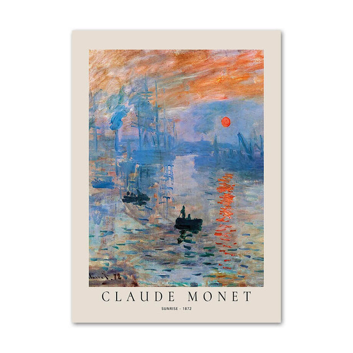 Rynx | Monet Impressionist Art Canvas Poster