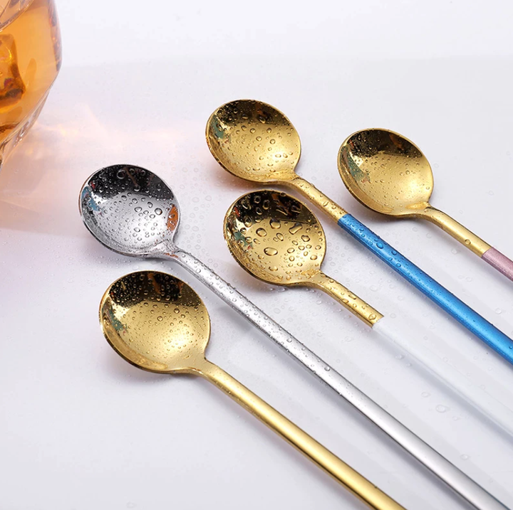 Lisslune | Trendy Espresso & Dessert Spoon Set with 4 Pieces