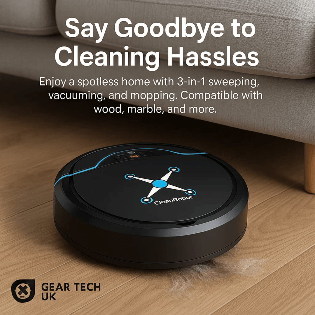 Lisslune | Cleanbot – Smart Robot Vacuum and Mop for Effortless Floor Cleaning