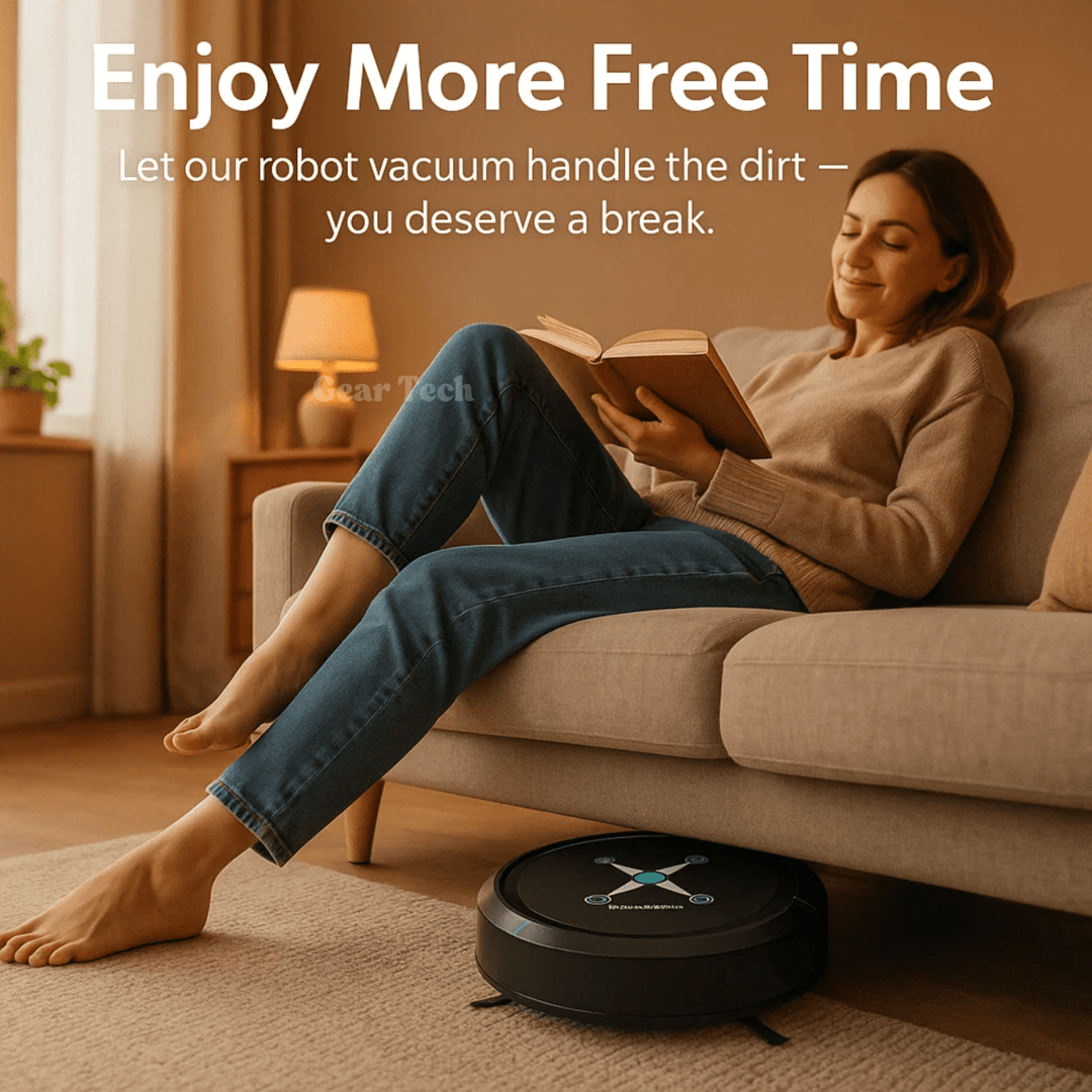 Lisslune | Cleanbot – Smart Robot Vacuum and Mop for Effortless Floor Cleaning