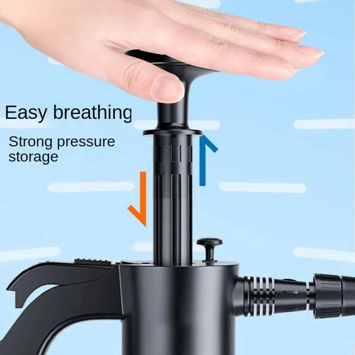 Lisslune | CleanPro 2L Foam Sprayer – Hand Pump with Versatile Nozzles for Car Wash, Window Cleaning, and Garden Irrigation