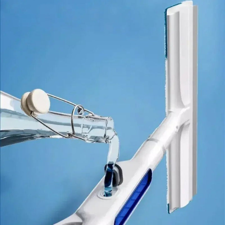 Lisslune | CleanView 3-in-1 Window Wiper – Integrated Spray, Microfiber Cleaning, and Streak-Free Shine