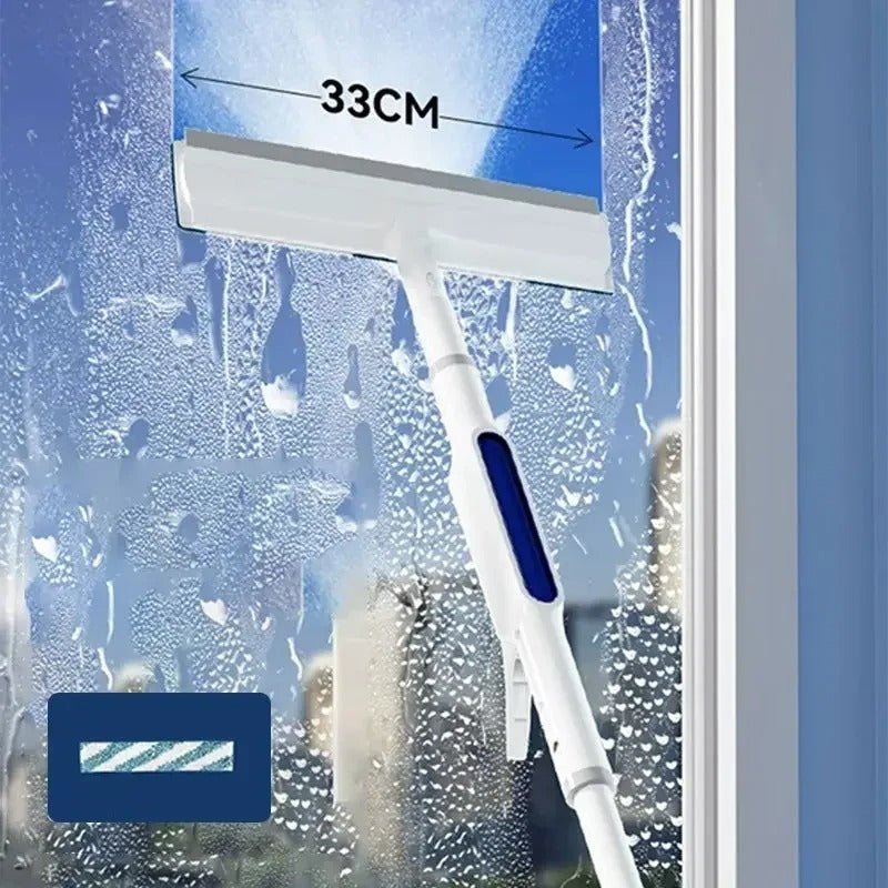 Lisslune | CleanView 3-in-1 Window Wiper – Integrated Spray, Microfiber Cleaning, and Streak-Free Shine