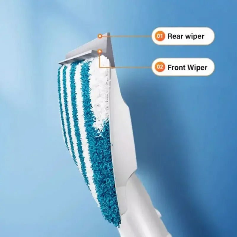 Lisslune | CleanView 3-in-1 Window Wiper – Built-In Spray, Microfibre Cleaning & Streak-Free Shine
