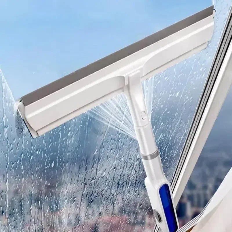 Lisslune | CleanView 3-in-1 Window Wiper – Integrated Spray, Microfiber Cleaning, and Streak-Free Shine