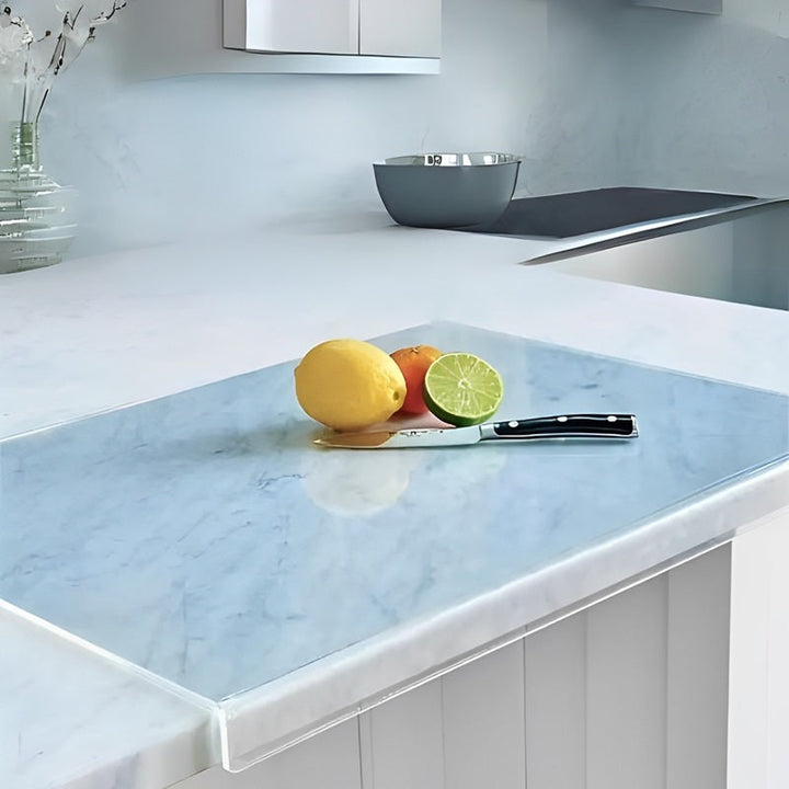 Lisslune | Clear Cutting Board with Counter Lip