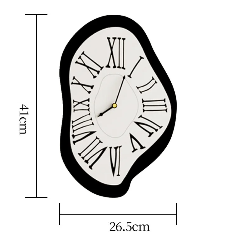 Lisslune | Surreal melting nordic wall clock