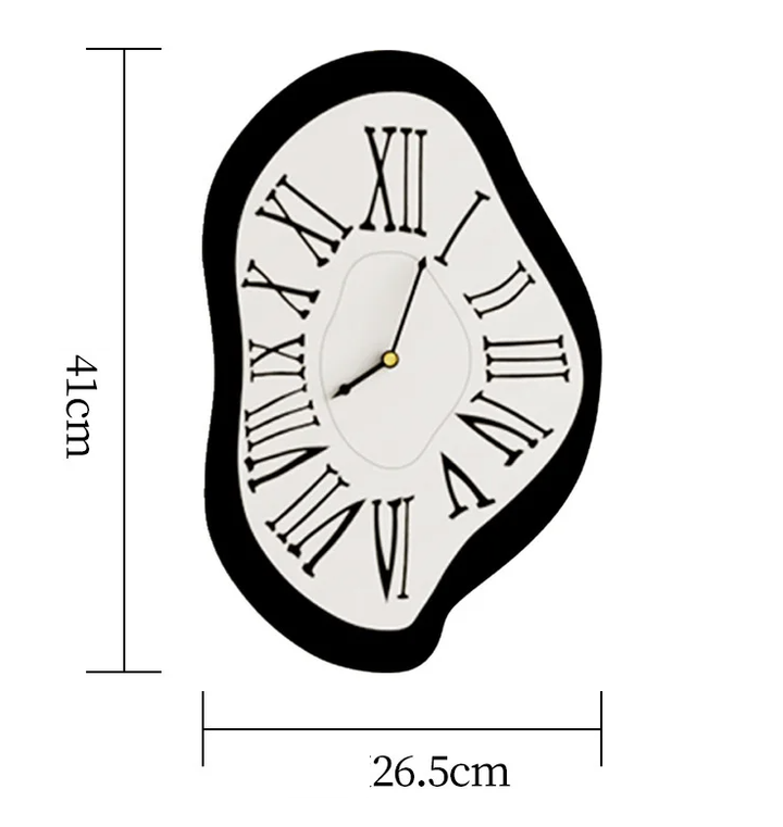 Lisslune | Surreal melting nordic wall clock