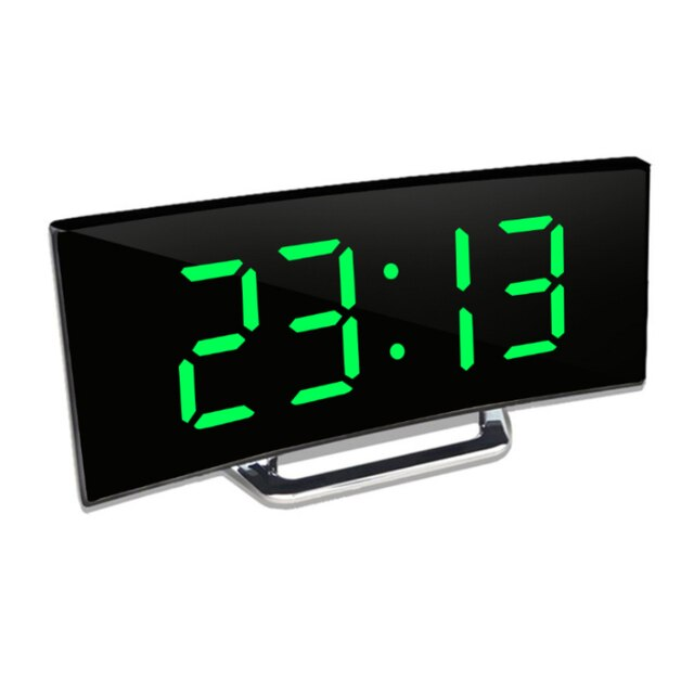 Lisslune | LED Lighting large digital display | Curved LED Digital Clock - Amedea
