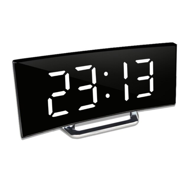 Lisslune | LED Lighting large digital display | Curved LED Digital Clock - Amedea