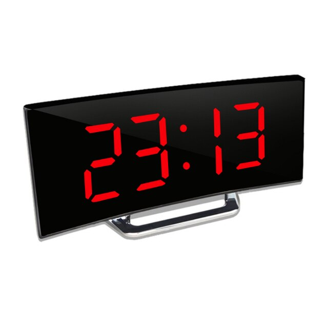 Lisslune | LED Lighting large digital display | Curved LED Digital Clock - Amedea