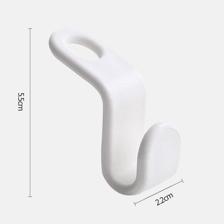 Lisslune | Space-saving plastic hooks for neat and organized closets