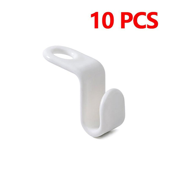 Lisslune | Space-saving plastic hooks for neat and organized closets