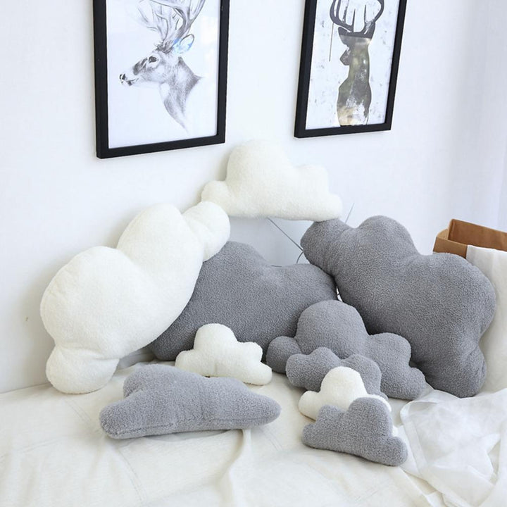 Lisslune | Cloud Pillow Cushion - Sweet Plush Nap Pillow, Lumbar Support Plush Toy, Sofa Cushion, Home Decorations