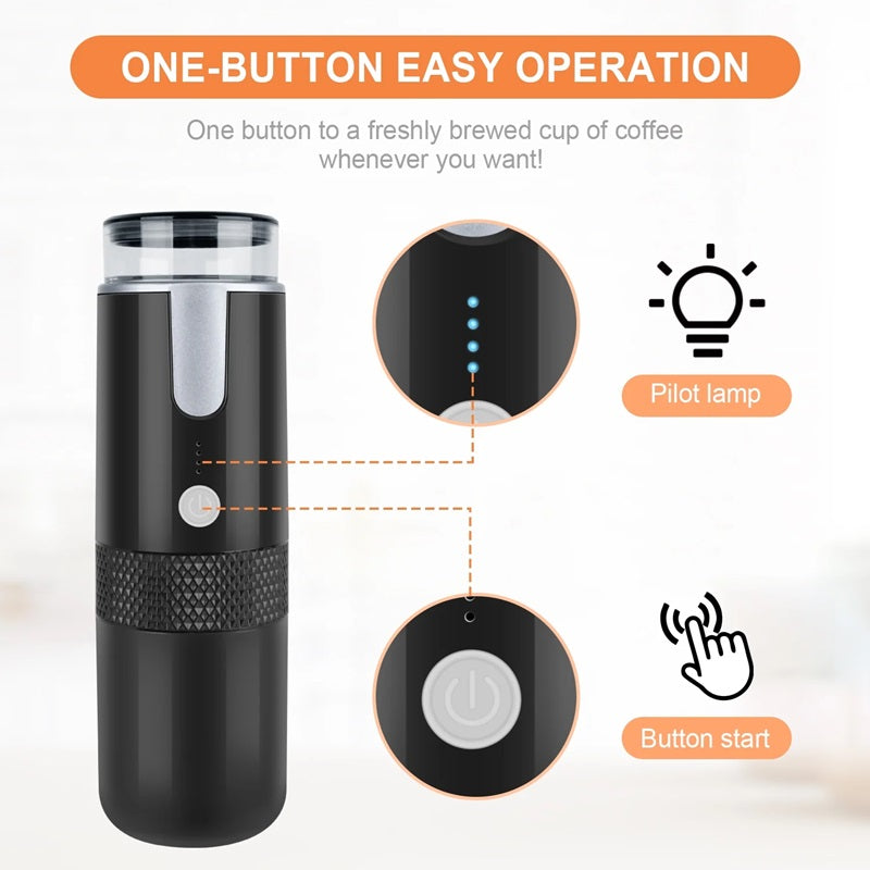 Lisslune | 2 in 1 Portable Coffee Maker