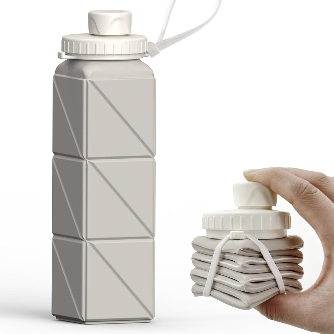 Lisslune | Collapsible Silicone Bottle – 610ml, Leak-proof & Portable