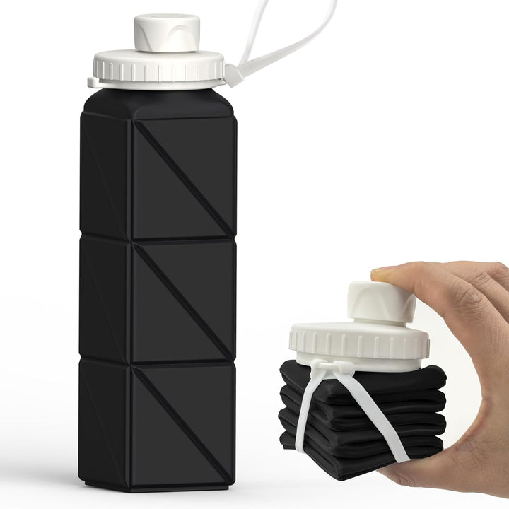 Lisslune | Collapsible Silicone Bottle – 610ml, Leak-proof & Portable