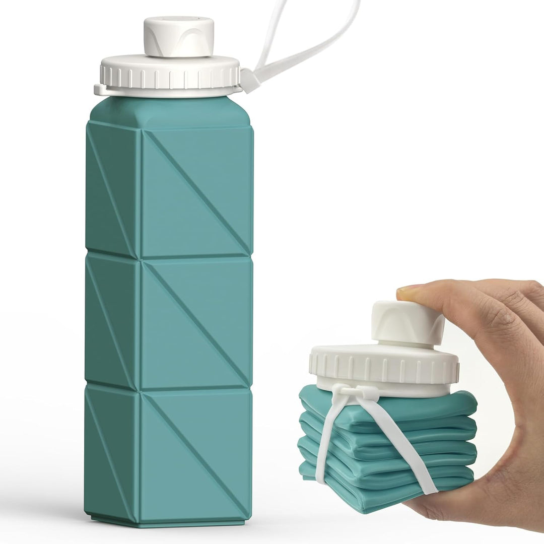 Lisslune | Collapsible Silicone Bottle – 610ml, Leak-proof & Portable