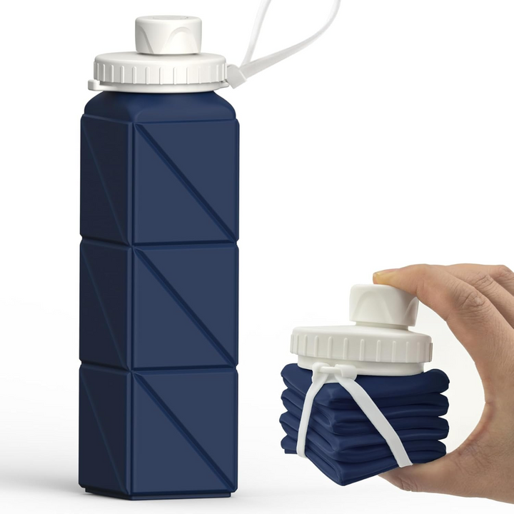 Lisslune | Collapsible Silicone Bottle – 610ml, Leak-proof & Portable